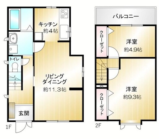 中町2丁目戸建の物件間取画像